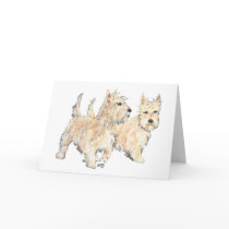 Scottish Terrier Greeting Card by MaggieRossScotties Scottish Terrier Greeting Card