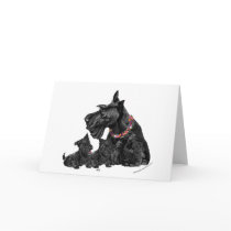 Scottish Terrier Greeting Card by MaggieRossScotties Scottish Terrier Greeting Card
