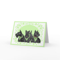 Scottish Terrier Greeting Card by MaggieRossScotties Scottish Terrier Greeting Card