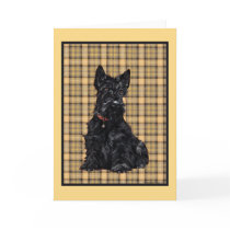 Scottish Terrier Greeting Card by MaggieRossScotties Scottish Terrier Greeting Card