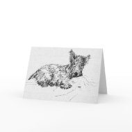 Scottish Terrier Greeting Card