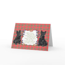 Scottish Terrier Greeting Card by MaggieRossScotties Scottish Terrier Greeting Card