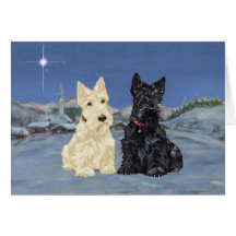Scottish Terrier Greeting Card