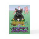 Scottish Terrier Happy Easter Card by NothinButtDogs Scottish Terrier Happy Easter Card