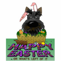 Scottish Terrier Happy Easter Sculpture photo sculptures by NothinButtDogs Scottish Terrier Happy Easter Sculpture photo sculptures