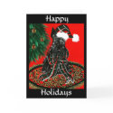 Scottish Terrier, Happy Holidays Card