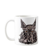 Scottish Terrier in Black mugs