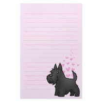 Scottish Terrier Love Personalized Stationery