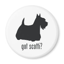 Scottish Terrier Refrigerator Magnets