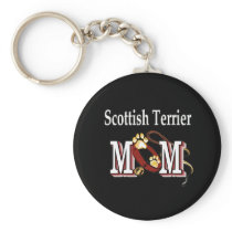 scottish terrier mom Keychain