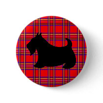 Scottish Terrier Pin Button