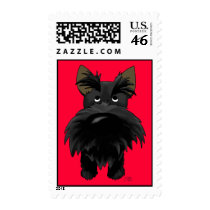 Scottish Terrier Postage Stamps by NothinButtDogs Scottish Terrier Postage Stamps