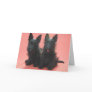 Scottish Terrier puppies greeting cards