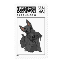Scottish Terrier Scottie Postage