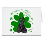 Scottish Terrier St. Paddys Day Card