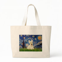 Scottish Terrier (W5) - Starry Night bags by masterpiecedogs Scottish Terrier (W5) - Starry Night bags