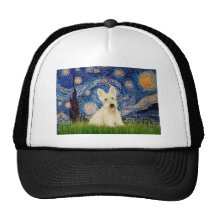 Scottish Terrier (W5) - Starry Night Hat