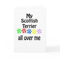 Scottish Terrier Walks Design cards