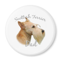 Scottish Terrier (wheaten) Dad 2 magnets by GreyWolfCreation Scottish Terrier (wheaten) Dad 2 magnets