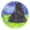 Scottish Terrier whimsical little window stickers by zadajeanne Scottish Terrier whimsical little window stickers