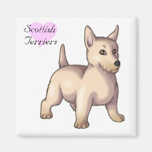 Scottish Terriers Refrigerator Magnets