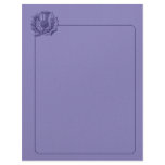 Scottish Thistle Letterhead Template