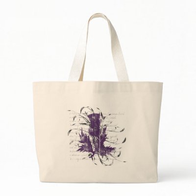 Scottish Thistle Tote Bag by saundejm