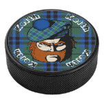 Scottish Warrior Clan Keith Tartan Hockey Puck