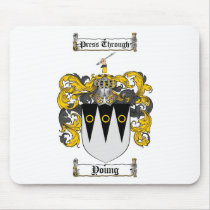 Scottish Young Coat of Arms Stein - Family Crest mousepads