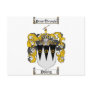 Scottish Young Coat of Arms Stein - Family Crest Post Card