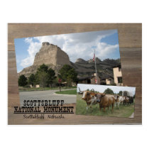 Scotts Bluff Nebraska National Monument Park USA postcards