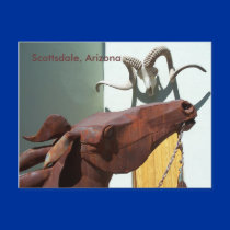 Scottsdale Arizona Arts District PostCard Photo AZ by ScenicEarthStudios Scottsdale Arizona Arts District PostCard Photo AZ