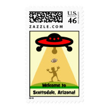 Scottsdale UFOs Postage Stamp