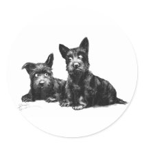 SCOTTY DOGS CHECK AND RECHECK STICKER