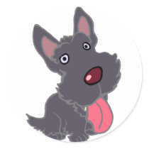 SCOTTY PUPPY STICKER