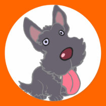 SCOTTY PUPPY STICKER