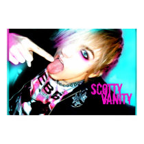 Scotty Vanity Tongue Poster posters