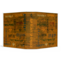 Scout Law Binder