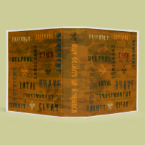 Scout Law Binder binders