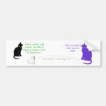 Scout the Inventive Cat Bumper Sticker