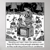 Scouting with Air Conditioners Poster