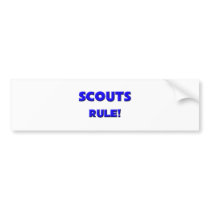 Scouts Rule! bumper stickers by professions Scouts Rule! bumper stickers
