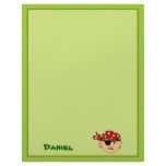 Scowling Boy Cute Pirate Stuff Customizable Custom Letterhead