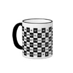 Scrabble two letter words B/W US version Mug
