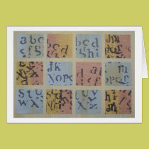 Scrabbling cards