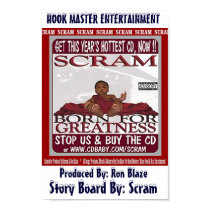 SCRAM Born For Greatness Poster posters