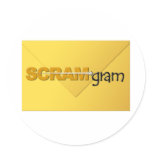 SCRAM*gram Sticker Large Logo