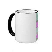 Scrambled scene--magenta mug