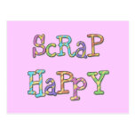 Scrap Happy T-shirts and Gifts Postcard