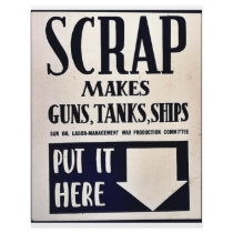 Scrap Makes Guns, Tanks, Ships Flyer